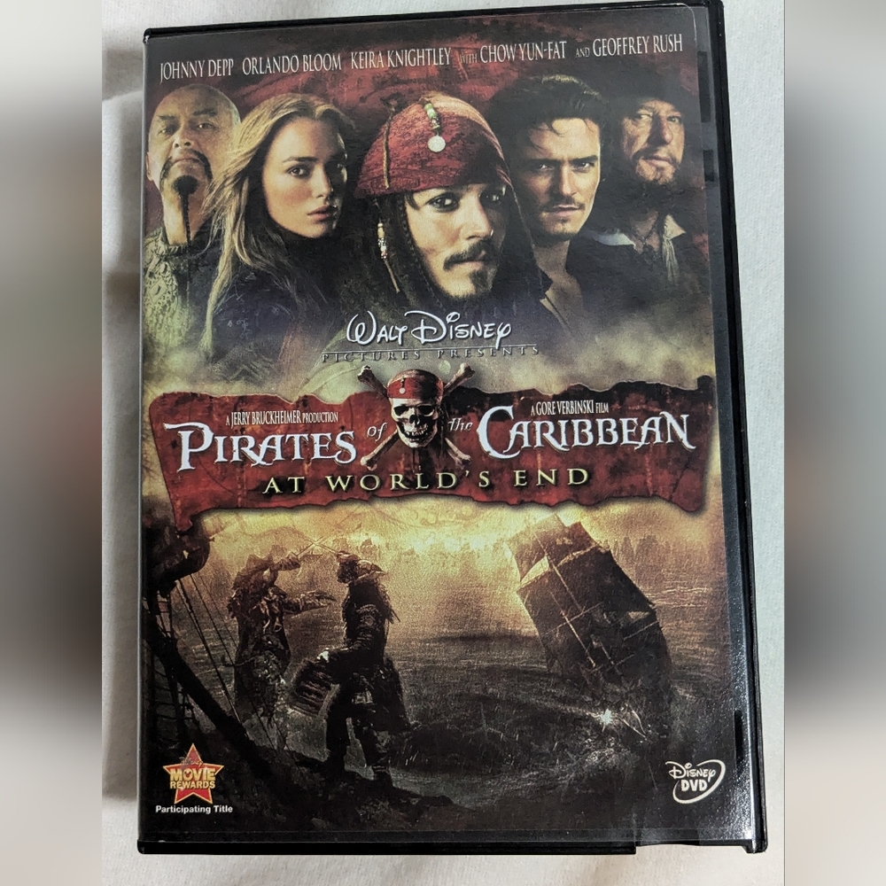 Pirates of the Caribbean: At World's End DVD and Case - Widescreen Edition